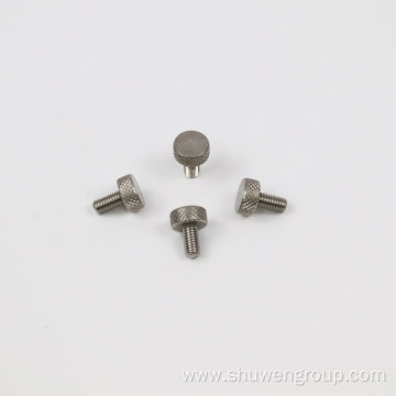 Aluminum Stainless Steel Knurled Round Head Thumb Screw